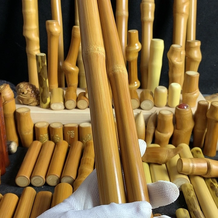 【闪购商品】深*鱼实心玉竹红皮手持2根