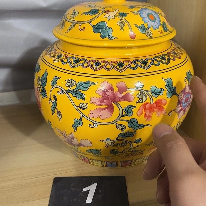 茶叶罐陶瓷家用储物罐瑕疵福利品介意勿拍