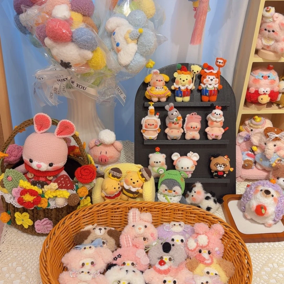 针织品小橘的夹子的