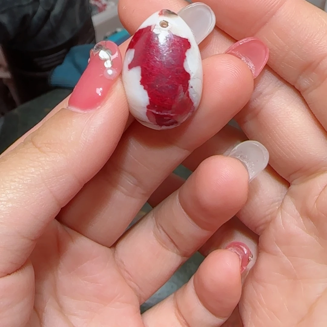 天然辰砂原石吊坠18