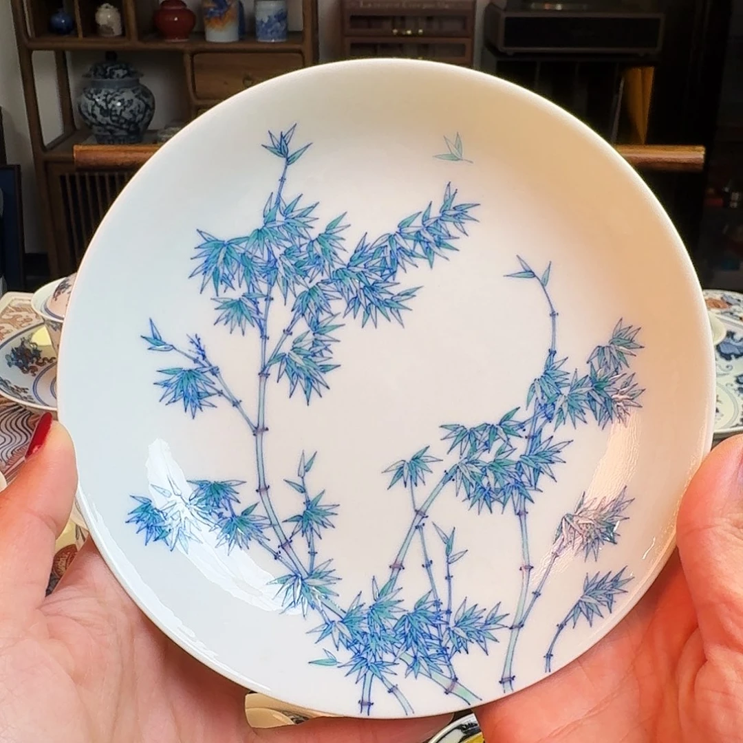 杯重工斗彩壶乘纯手绘