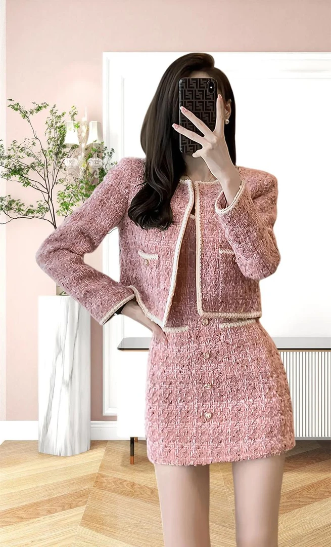 女士小香风-时尚牛仔 （直播间下单！）