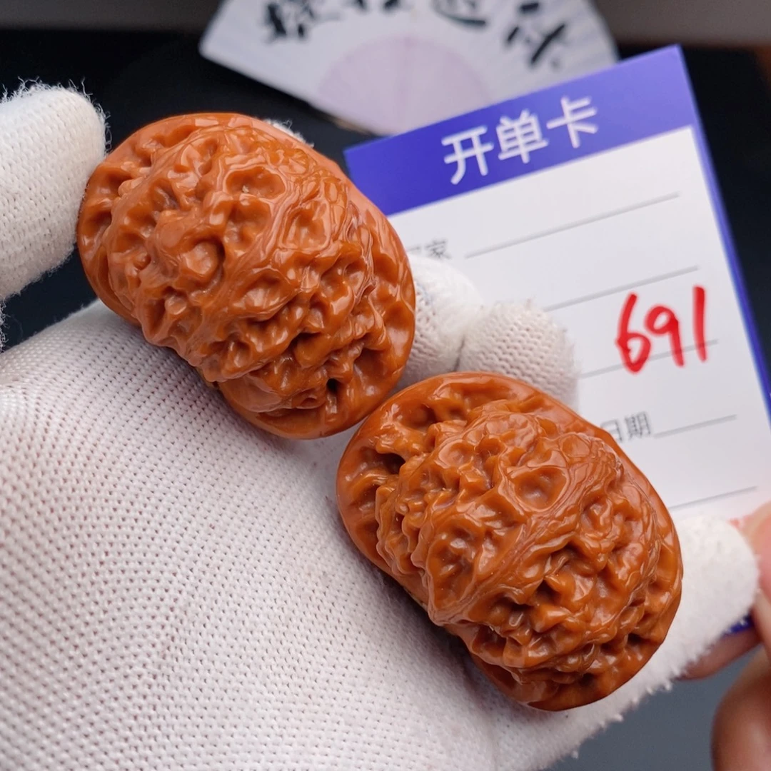 文玩核桃把件45宫灯691