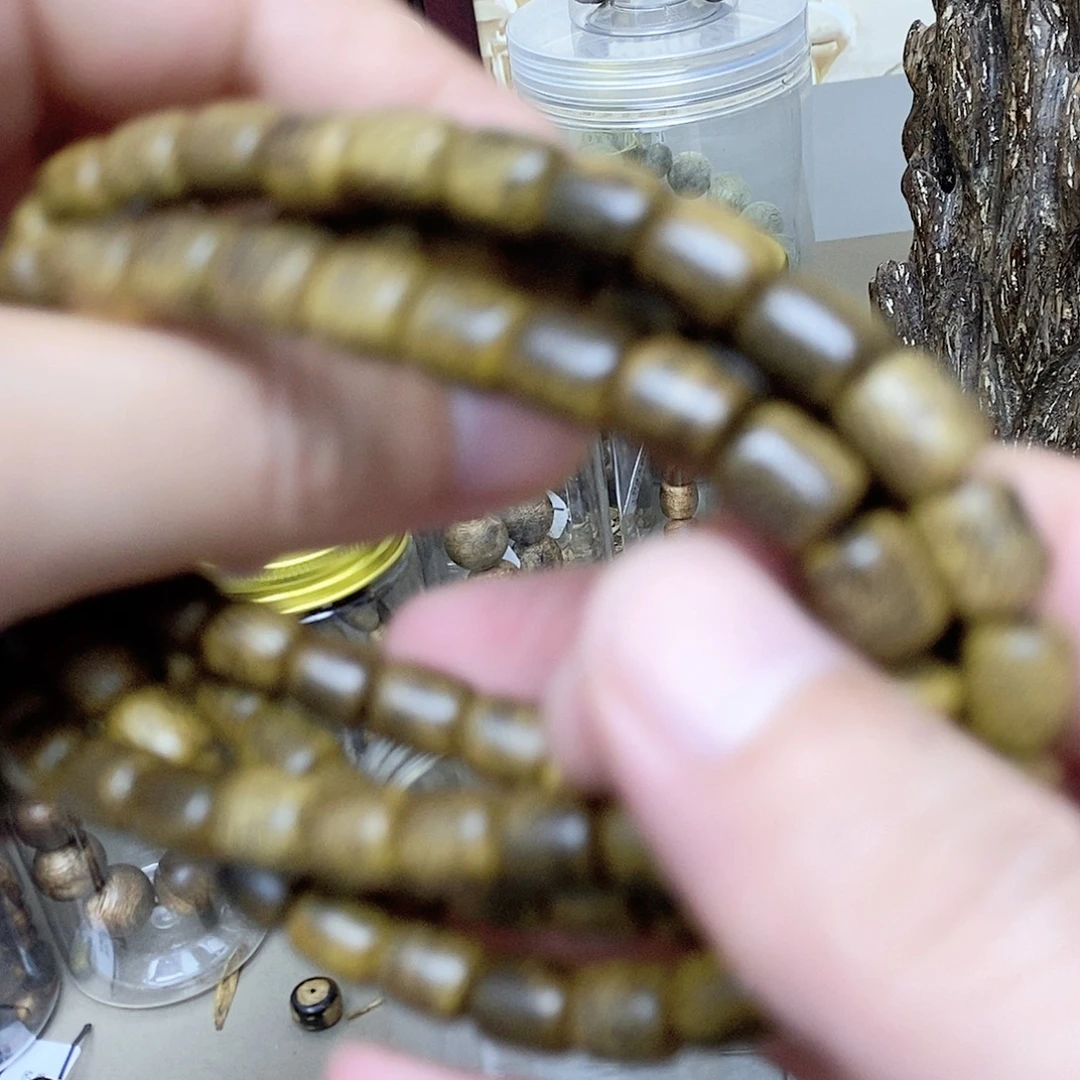 沉香沉香碎屑文莱软金虫漏108
