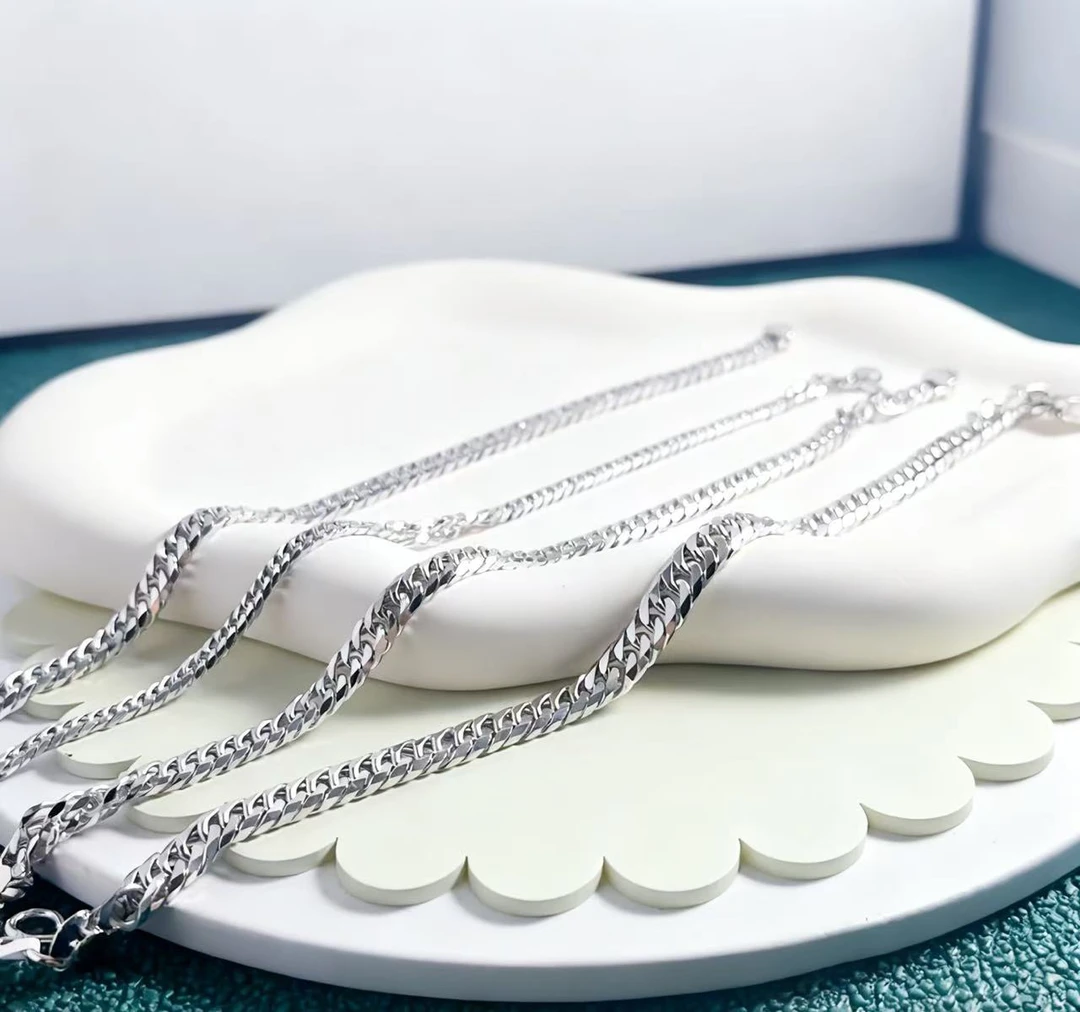 【铂金PT999】铂金手链 古巴手链（多样性发一）