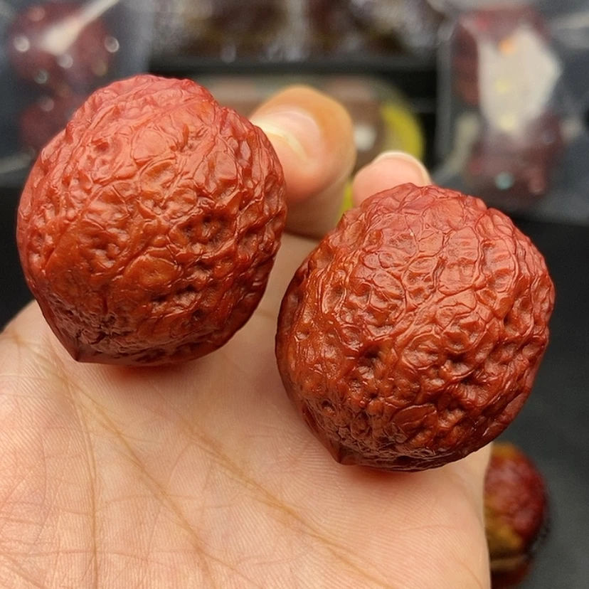 【闪购商品】把件文玩核桃39尺蛇皮元宝
