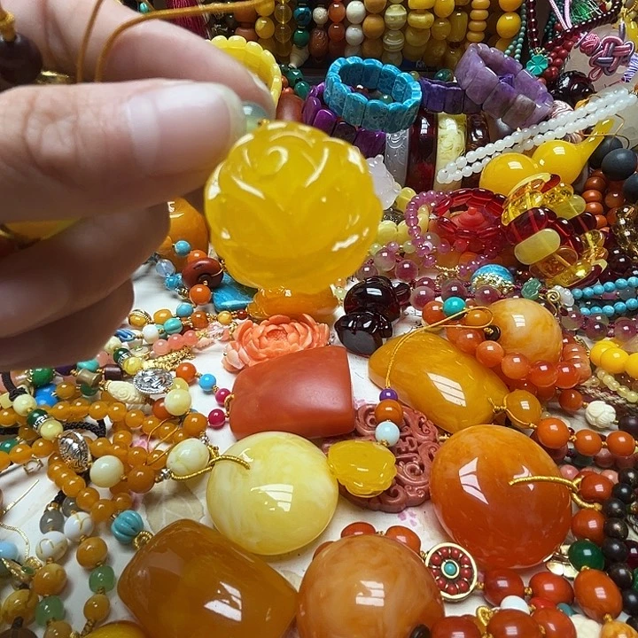 树脂制品749黄花挂件