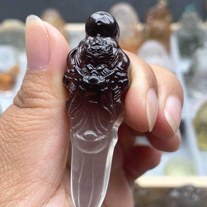 未镶嵌水晶吊坠(不含链)