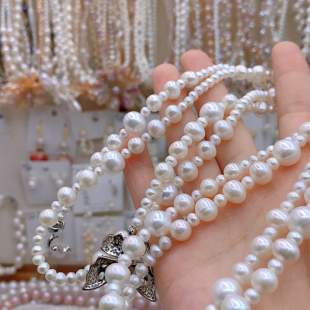 银S925镶嵌淡水珍珠发饰湉****r