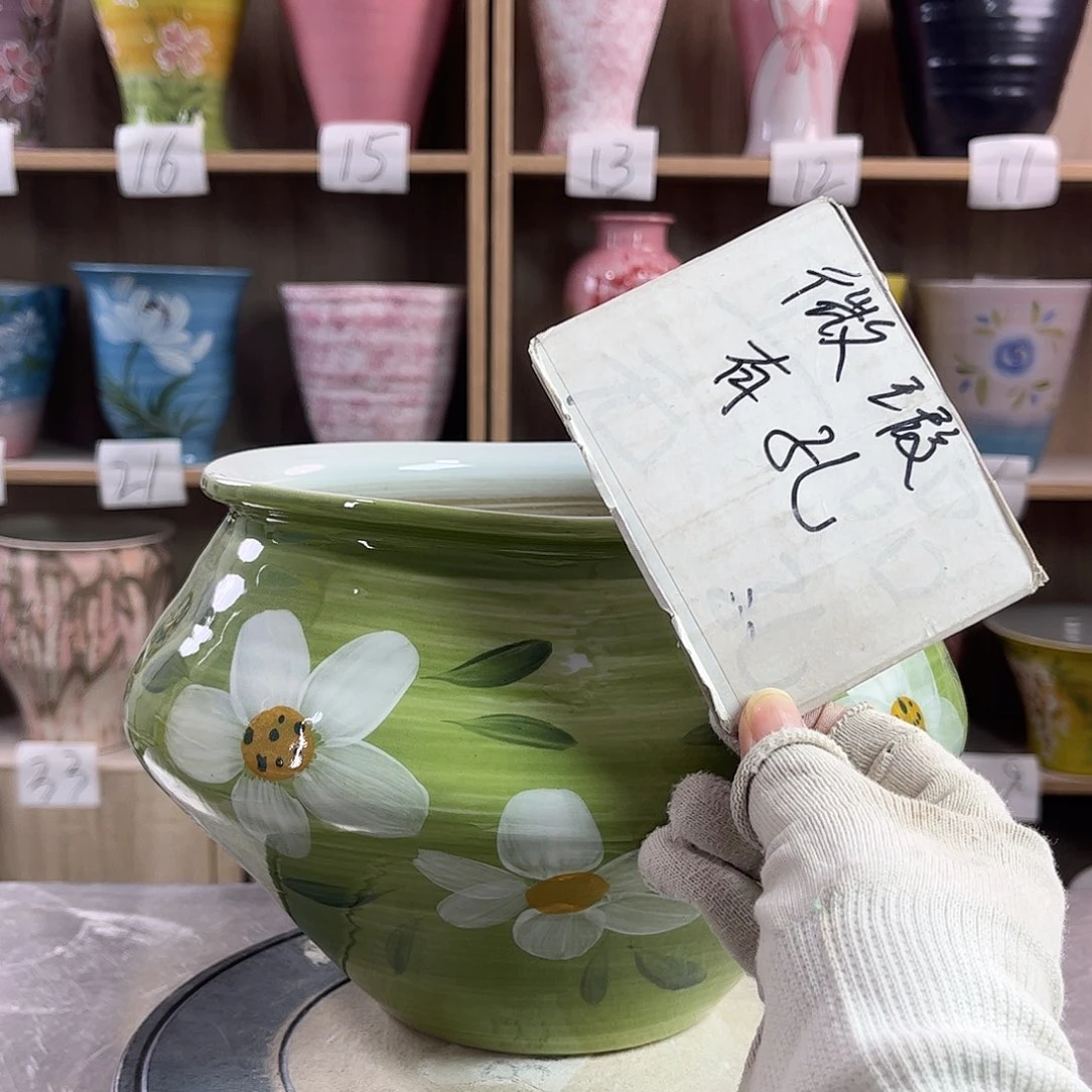 景德镇陶瓷花盆花盆