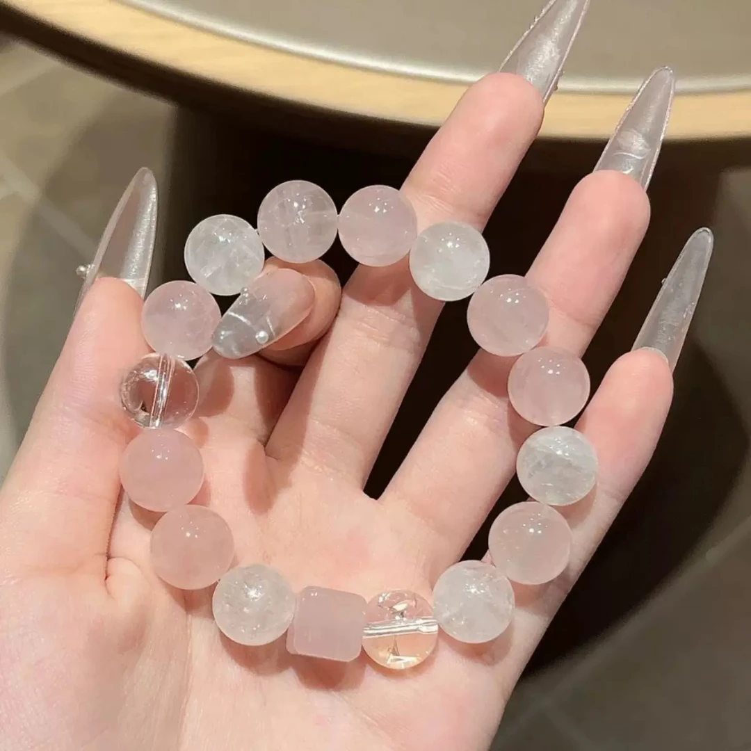 山暮 · 【樱语】粉水晶手串天然水晶独特设计 SMCC3660032