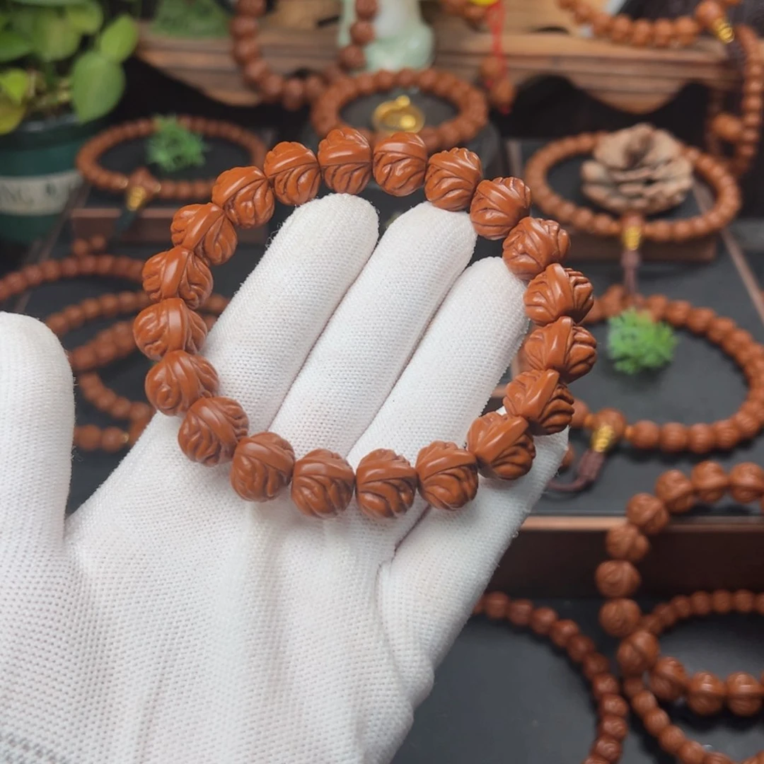 吊坠桃核战****你双脊龙手串新品14