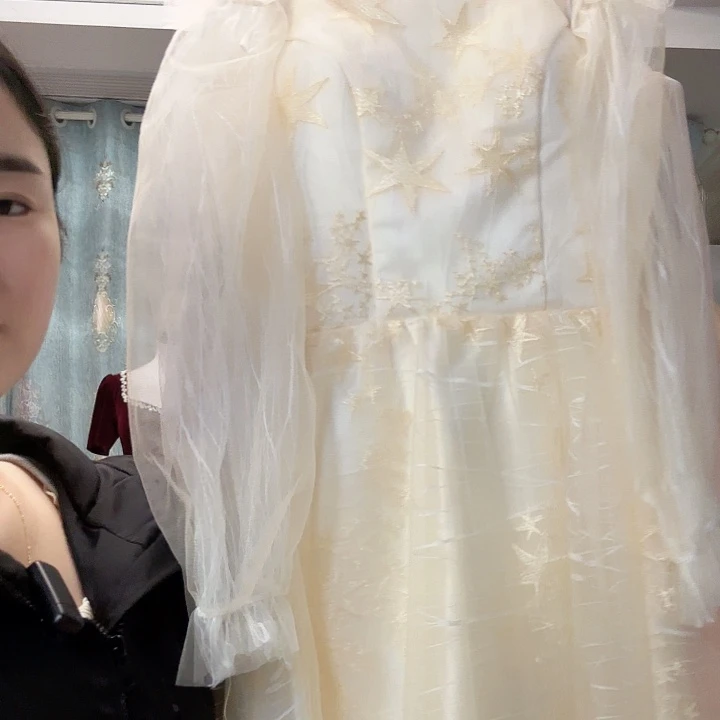 吊带礼服香槟色连衣裙