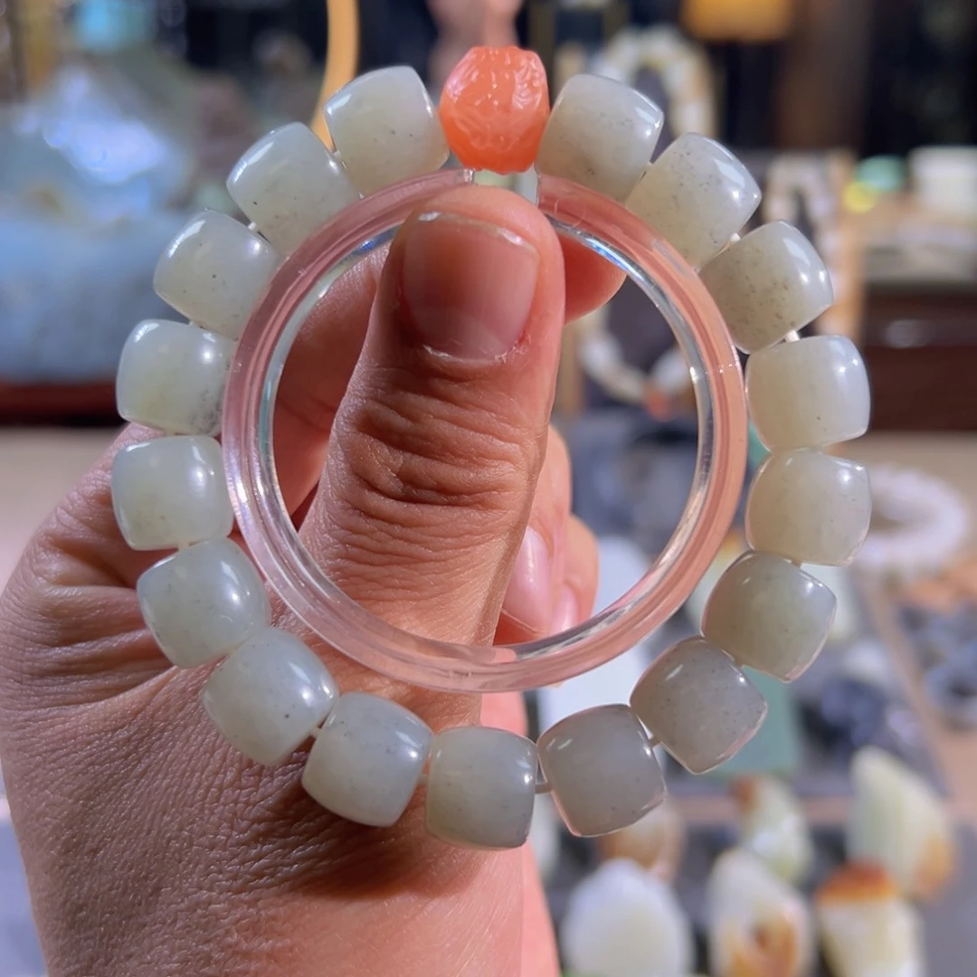 和田玉手串未镶嵌