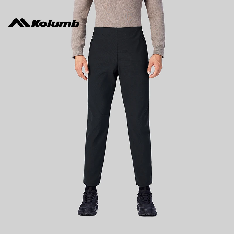 Kolumb哥仑步软壳裤男春季户外防风透湿长裤高弹舒适户外休闲
