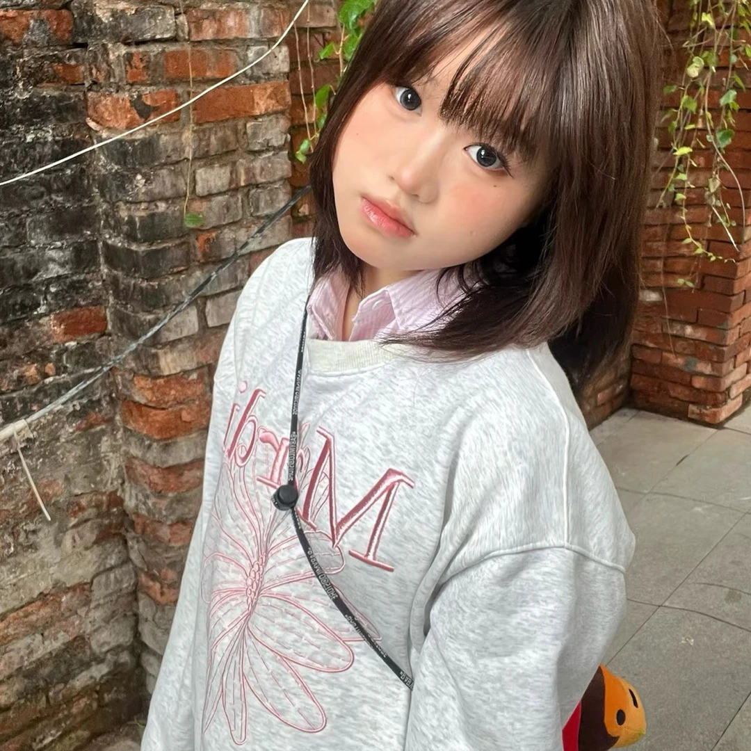 MD卫衣秋冬百搭小雏菊