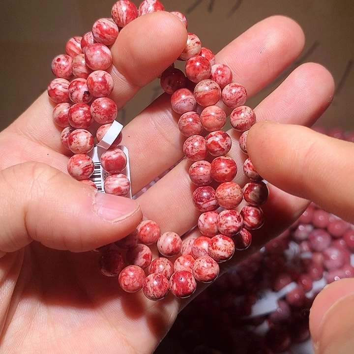 天然辰砂原石多圈