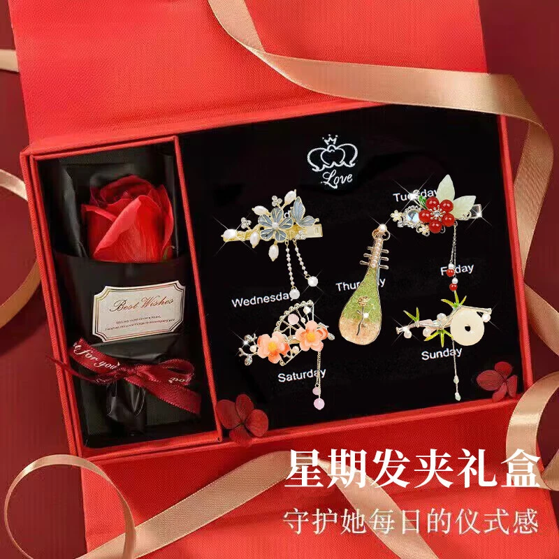 发夹头饰女高端发卡2025款发饰抓夹子生日礼物送女生女友实用小众