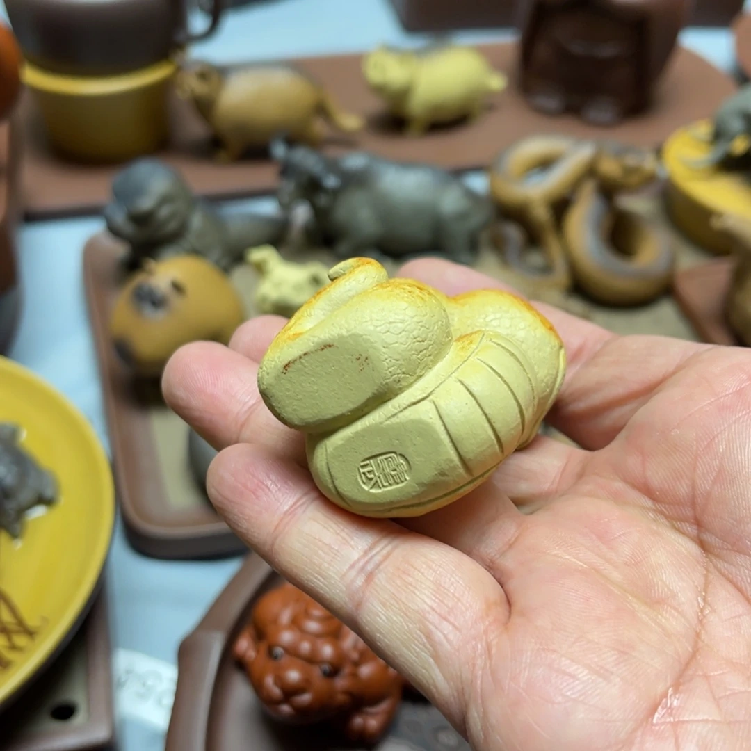 紫砂茶宠紫砂瑕疵