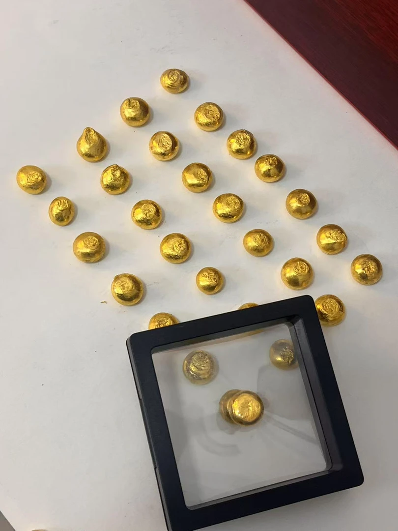 南非矿金豆豆3--6克可用模具加工首饰改款