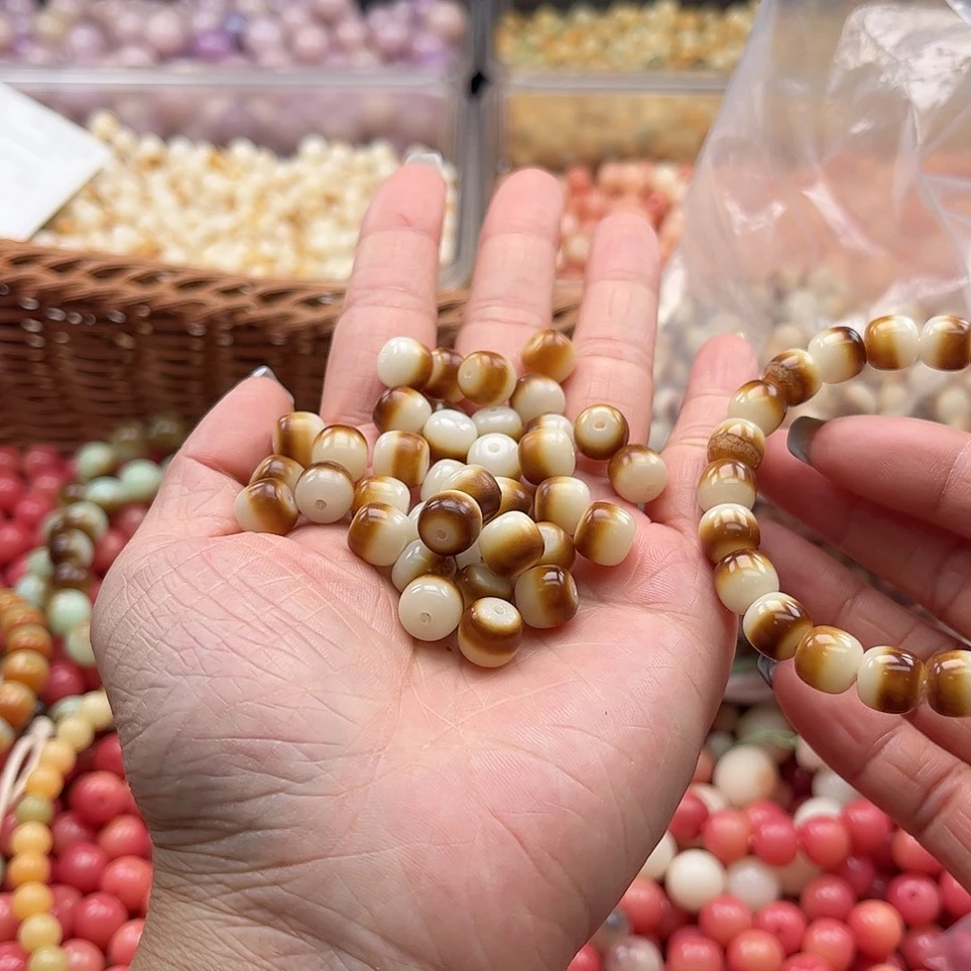 白玉菩提吊坠a/9mm/55颗