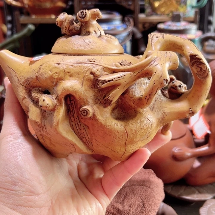 紫砂茶壶紫砂壶收藏起来了！