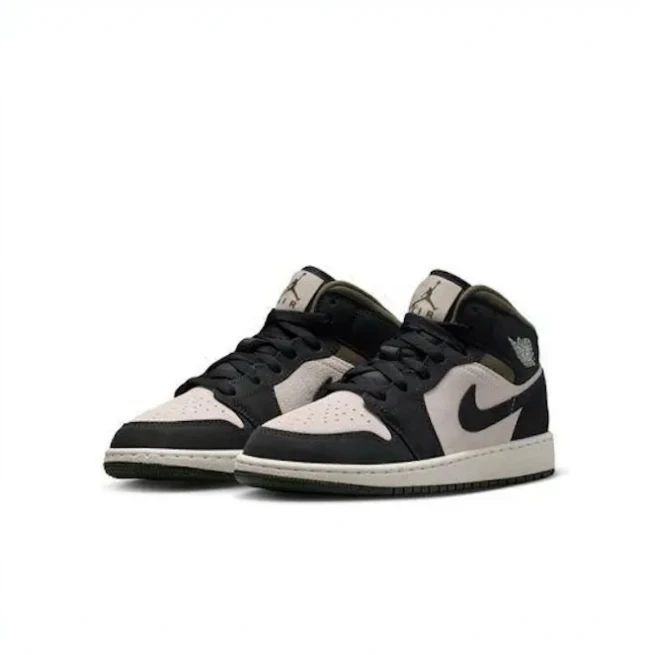 NIKE/耐克双11好物AJ1 GS摩卡绿流光风运动中帮板鞋HV4399-102