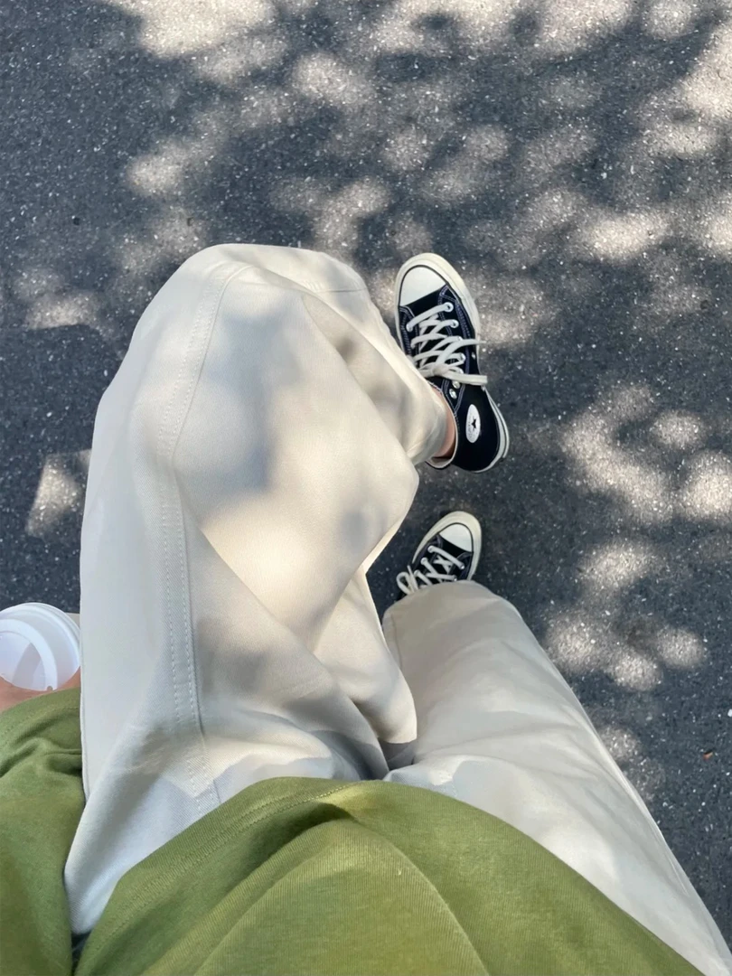 九分直筒阔腿裤女早秋新款大码胖mm梨型身材遮肚显瘦休闲哈伦裤