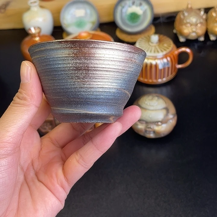 燃薪柴烧茶器主人杯