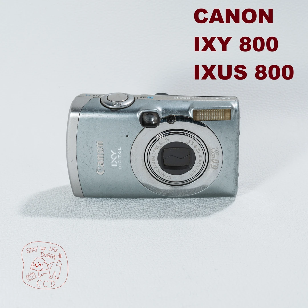 9新 Canon/佳能 ixy800/ixus800/600W像素奶油肌冷白皮氛围感CCD