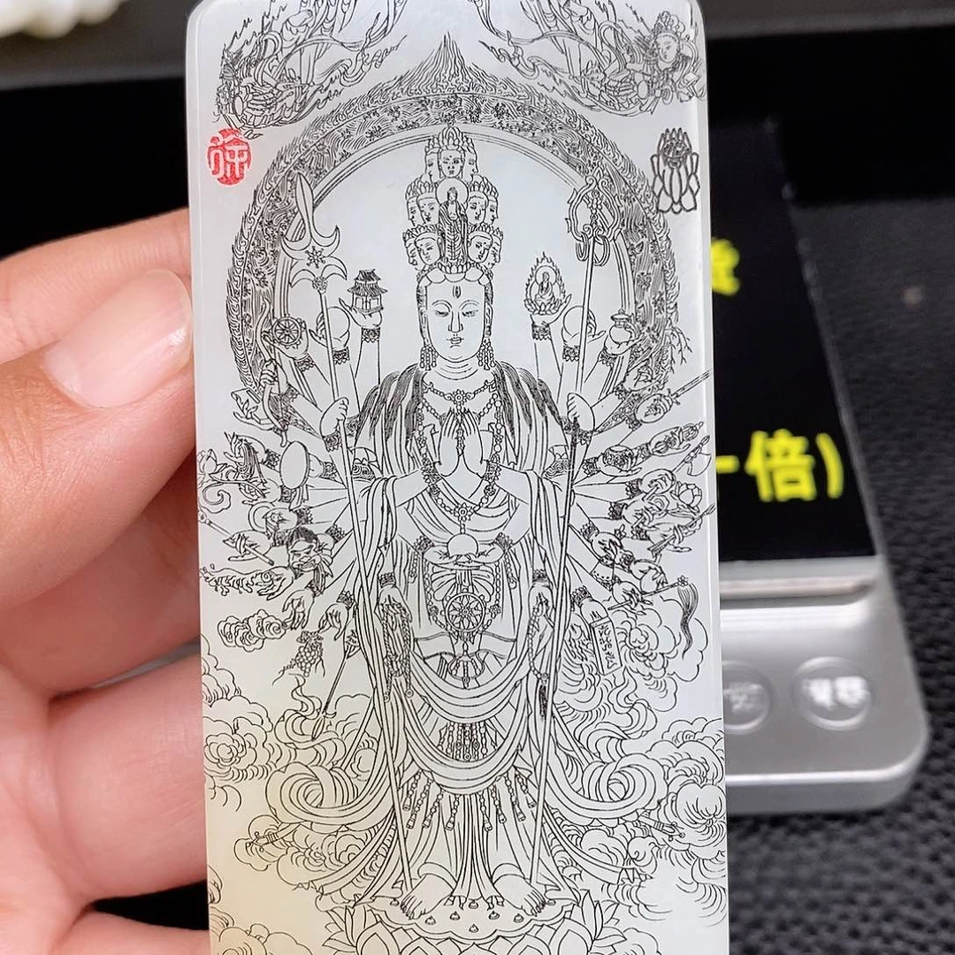 颈饰未镶嵌和田玉