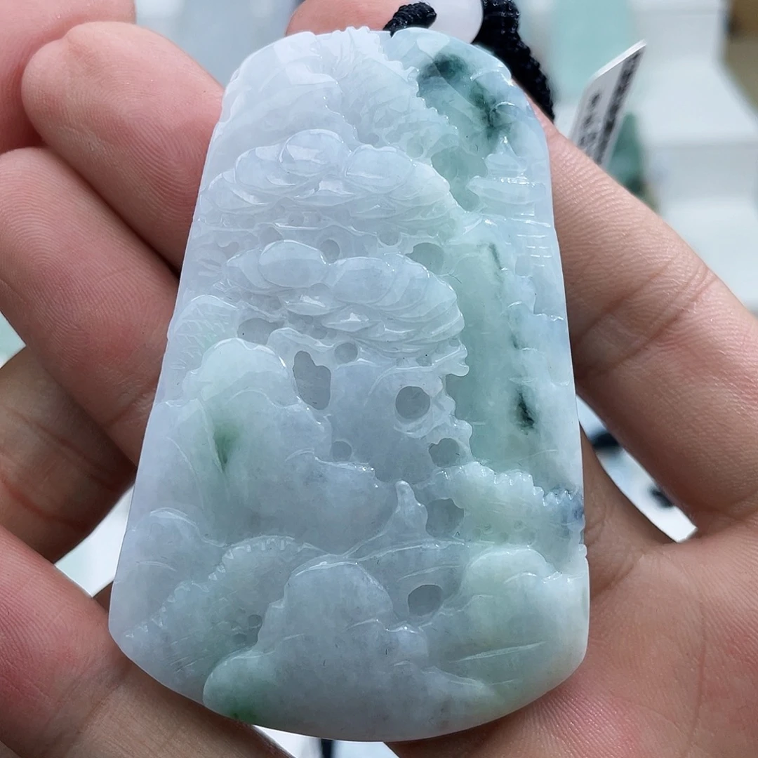 颈饰未镶嵌翡翠沫*?翡翠