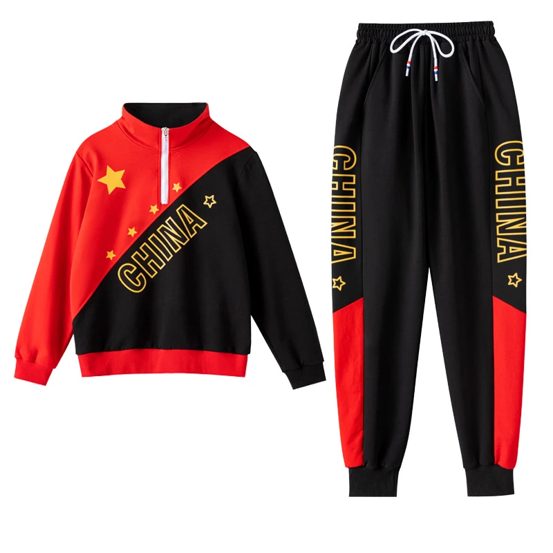 鬼步健身装秋冬季运动舞蹈服演出服装新款曳步舞女跳舞套装广场舞