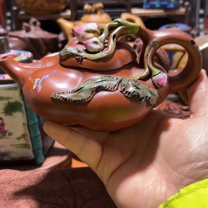 紫砂茶壶紫砂壶收藏起来了！