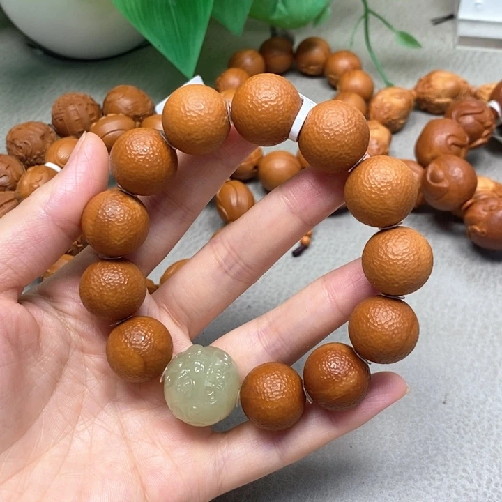 橄榄核手串/手链橘皮串