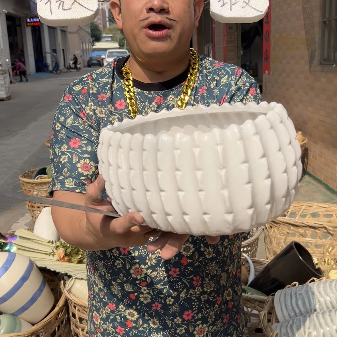 摆件154 号高中低温陶瓷工艺瓶（部分微瑕）