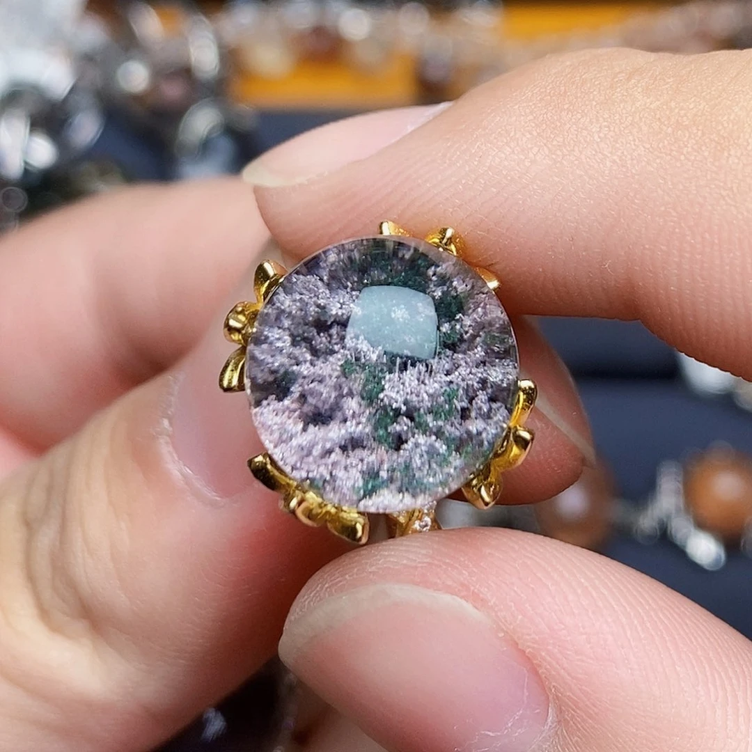 水晶戒指银S925镶嵌1111111111