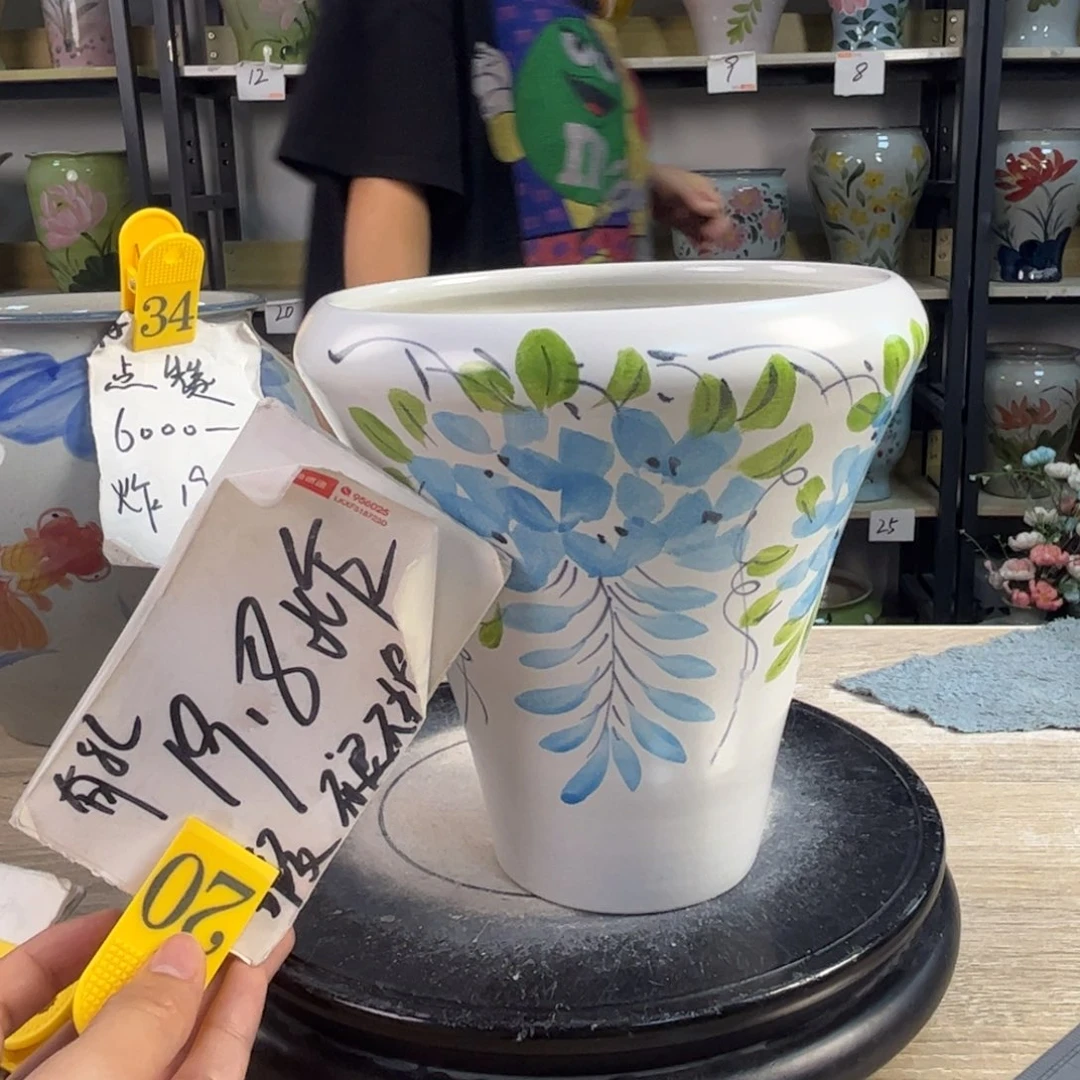 罐1tc景德镇陶瓷花盆