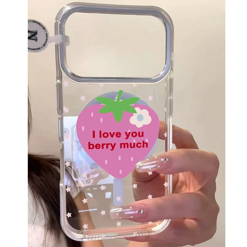 星星草莓适用苹果17手机壳13/14ProMax卡通iPhone16/INS风17P