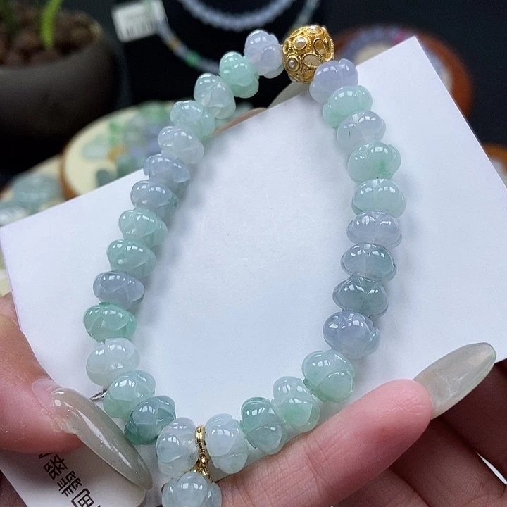 未镶嵌挂件翡翠珠链
