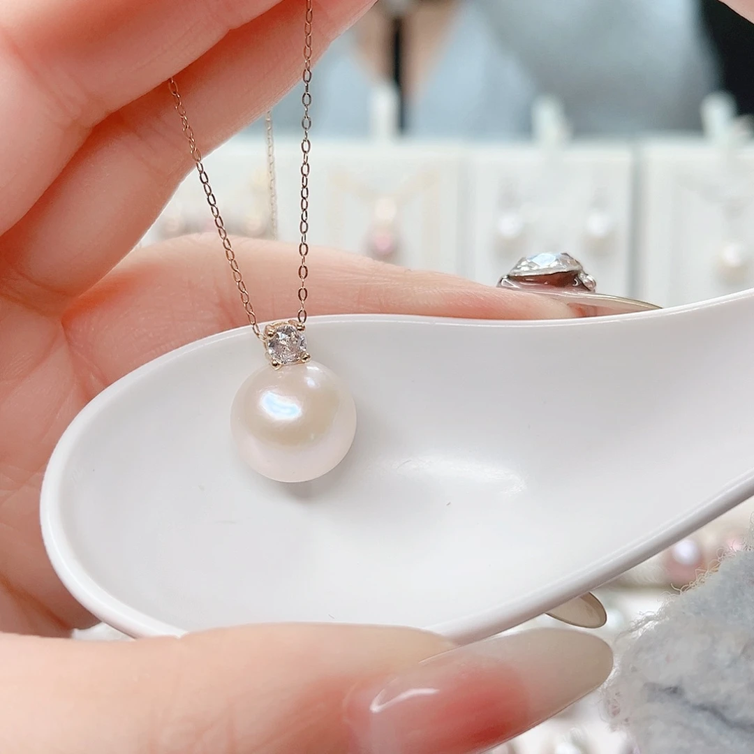 淡水珍珠吊坠(赠链)合金