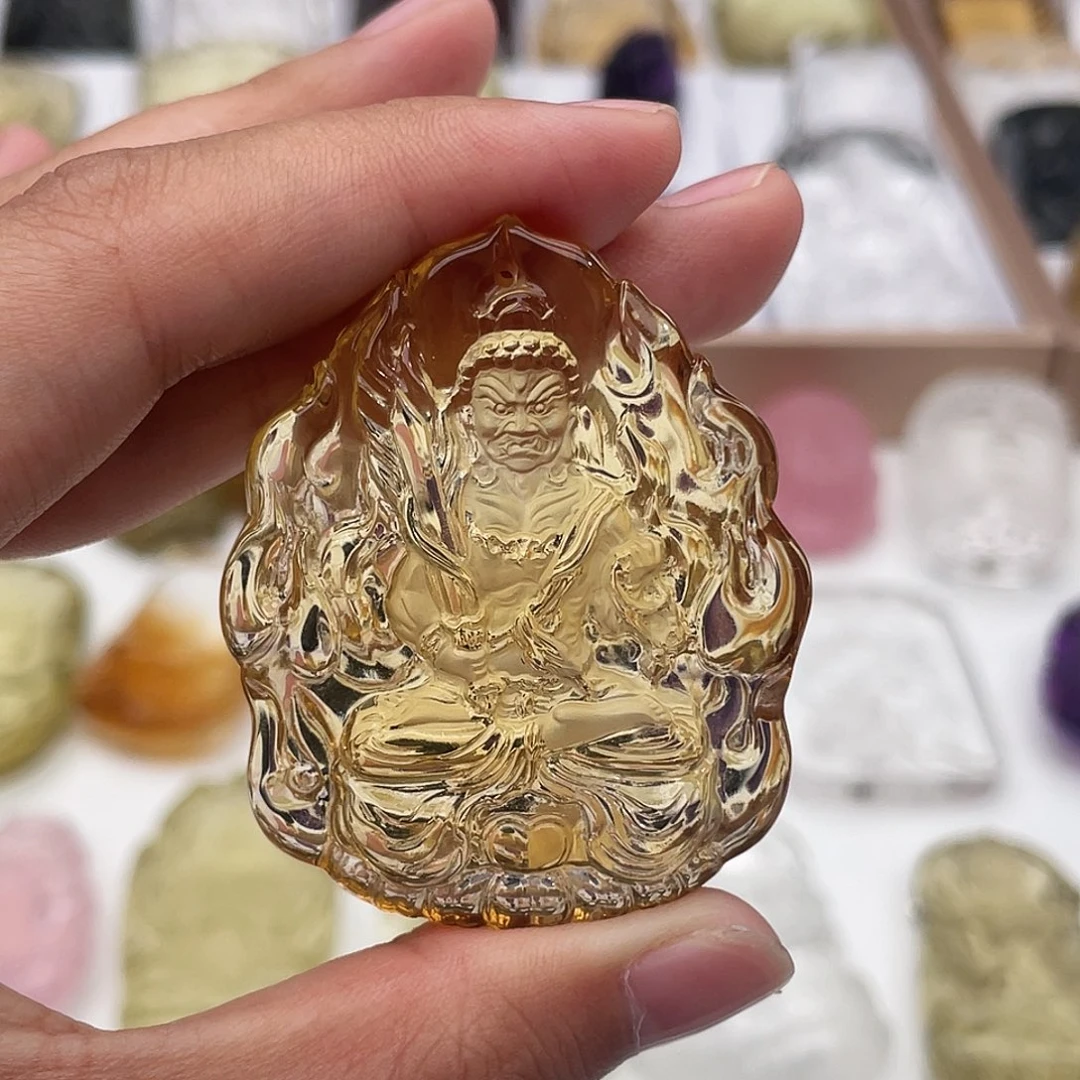 颈饰未镶嵌水晶定制吊坠不动生肖鸡守护