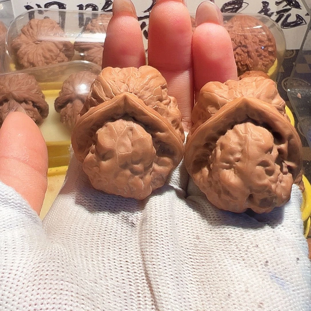 G***孟桃核吊坠蛤蟆头异形佛龛