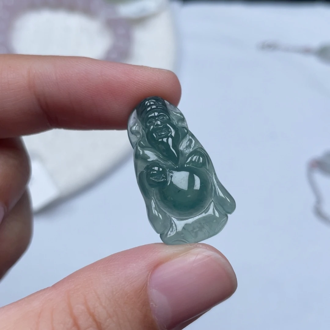 翡翠未镶嵌颈饰天然A货翡翠