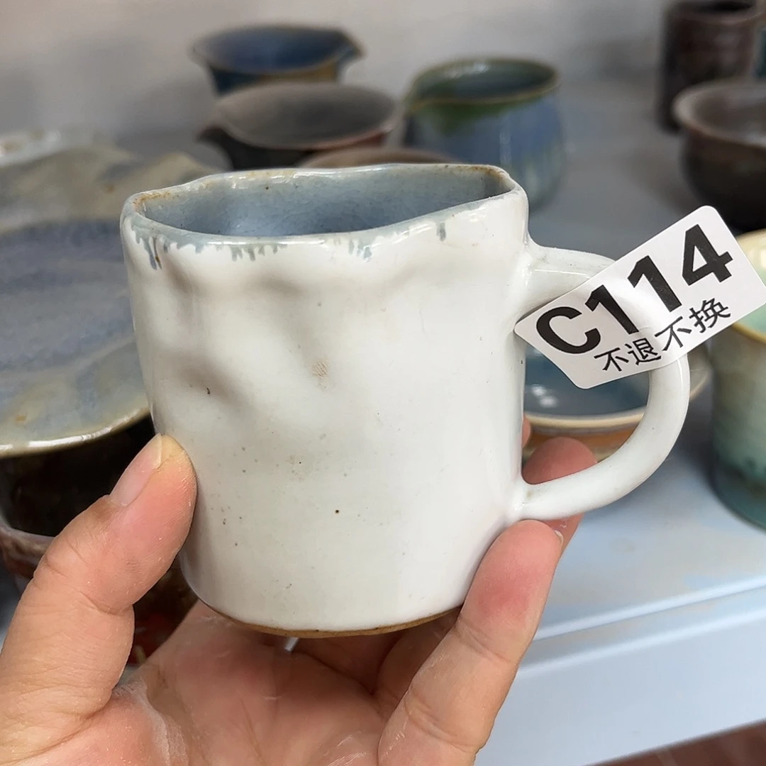 白泥茶杯小****r陶瓷艺术