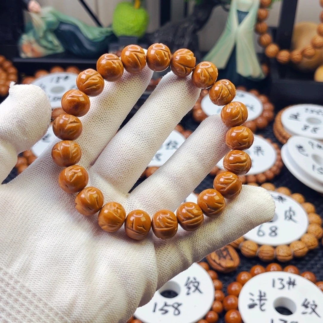 桃核吊坠12尺龙纹苹果「全品秒」