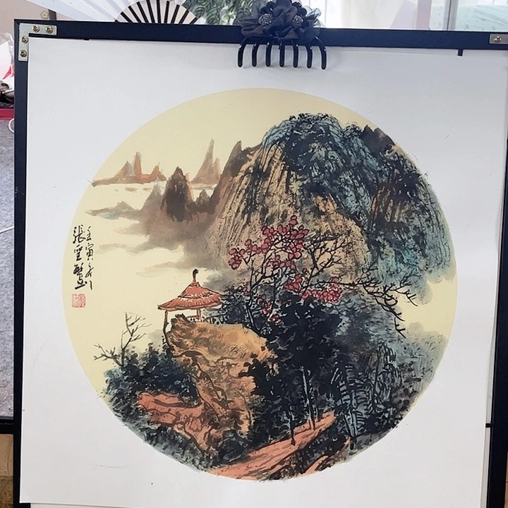 国画张圣敏先生纯手绘作品