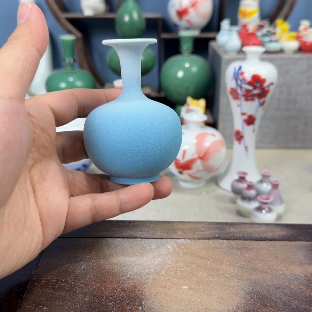 陶瓷手工小花器摆件