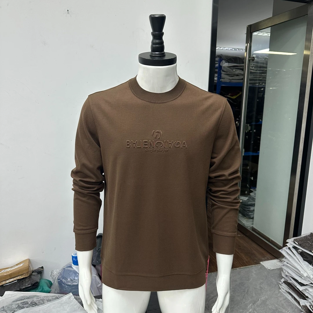 5039男士高品质轻奢卫衣春秋款长袖时尚休闲百搭圆领