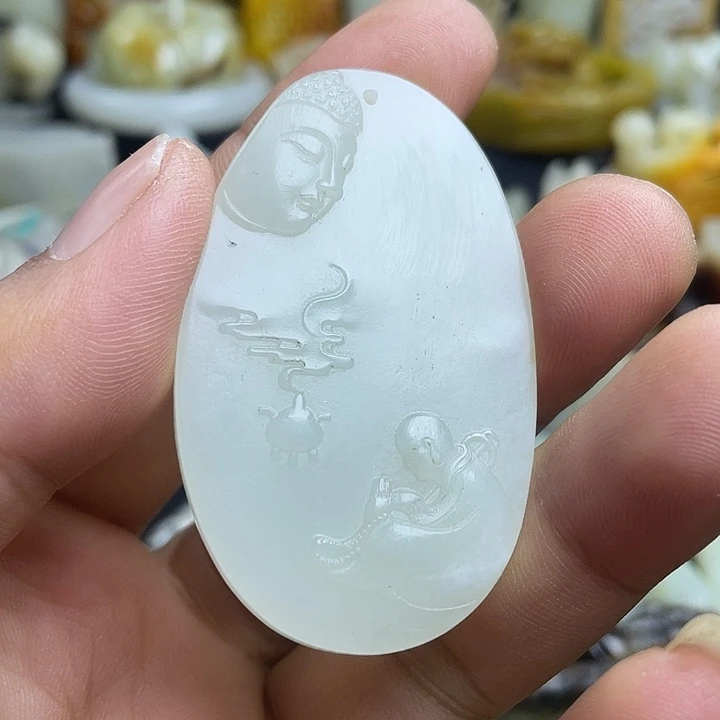 颈饰未镶嵌和田玉